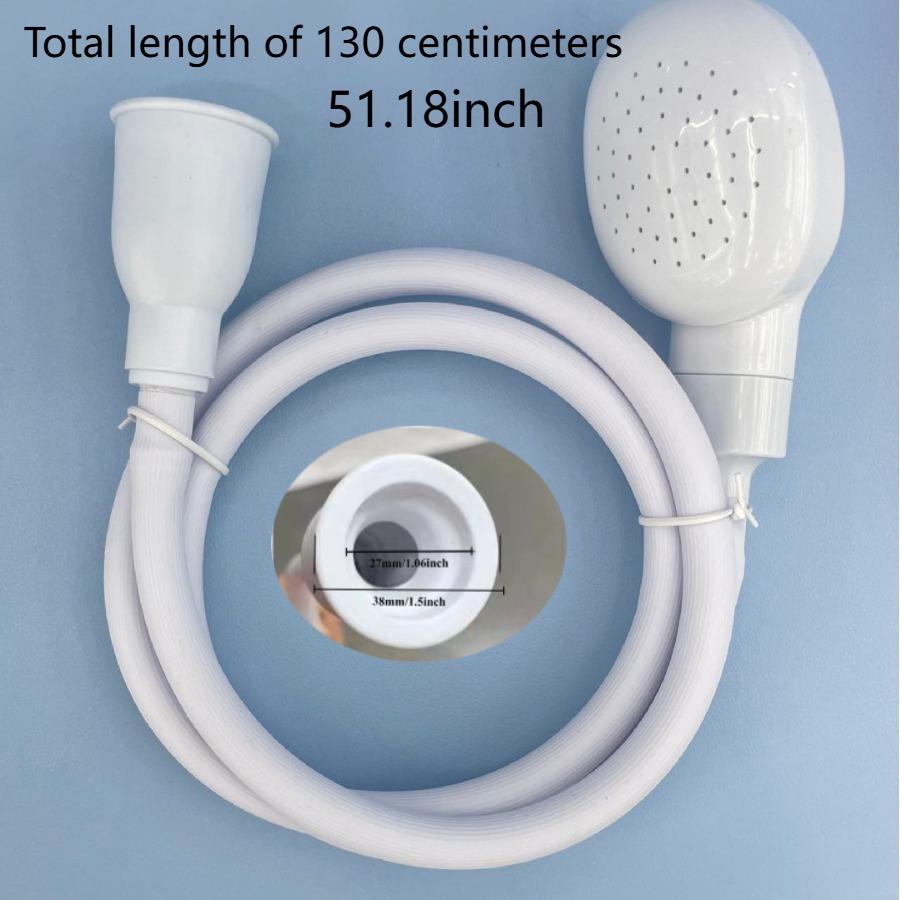 1 Stück Multifunktioneller Wasserhahn Duschbrause Sprinkler Abflussfilter Schlauch Spüle Waschkopf Duschverlängerung Badezimmer Haustierbad Reinigungszubehör