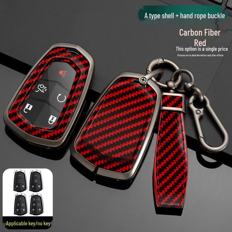 Premium Key Case for Cadillac XTS, SLS, Seville, CTS, SRX, Escalade, ATS - Men's Luxury Accessory