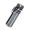 New Portable Waterproof Aluminium Metal Key Ring Pill Box Case Container Organizer Capsule Airtight Tablet for On The Go Storage