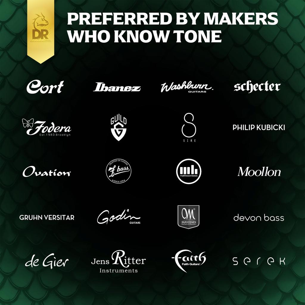 DR Strings Acoustic Guitar Strings DRAGON Phosphor Bronze SKIN+ DAP-10