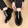 Grote Maat Zomer Leren Schoenen Heren 2026 Nieuwe Zakelijke Jurk Brock Brits Casual Herenschoenen