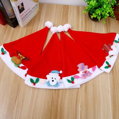 Pazen Noel Şapkası Çocuk Noel Süsleri Yaşlı Adam Kardan Adam Şapkası