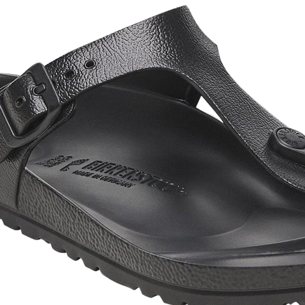 BIRKENSTOCK Unisex Beach Sandals Gizeh EVA 128201 Regular Black EU37 (24.0cm)