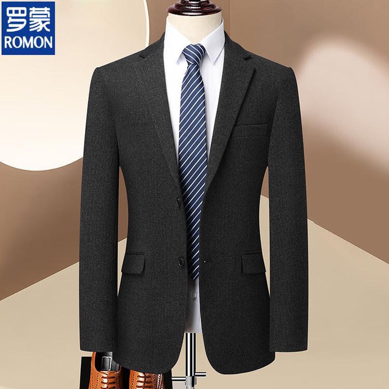 ROMON Men s Business Casual Knit Suit Jacket 190