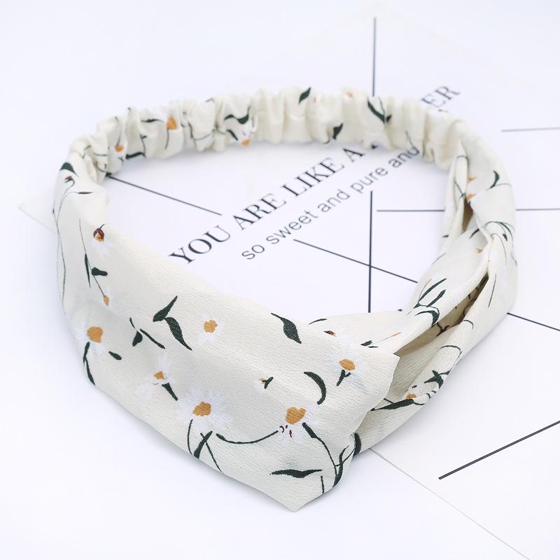 Fashion Bohemian Headband Print Hairbands For Women Girls Vintage Cross Knot Turban Bandanas Headwear Hair Accessories