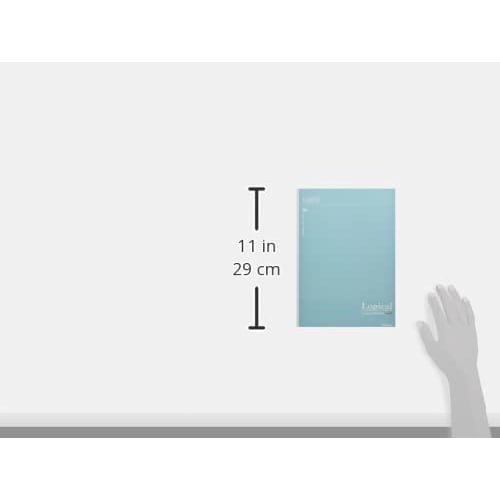 Nakabayashi Swing Logical Antibacterial Cover Notebook A4/B Lined/40 Sheets Smoky Color 3-Book Pack NA404B-3P