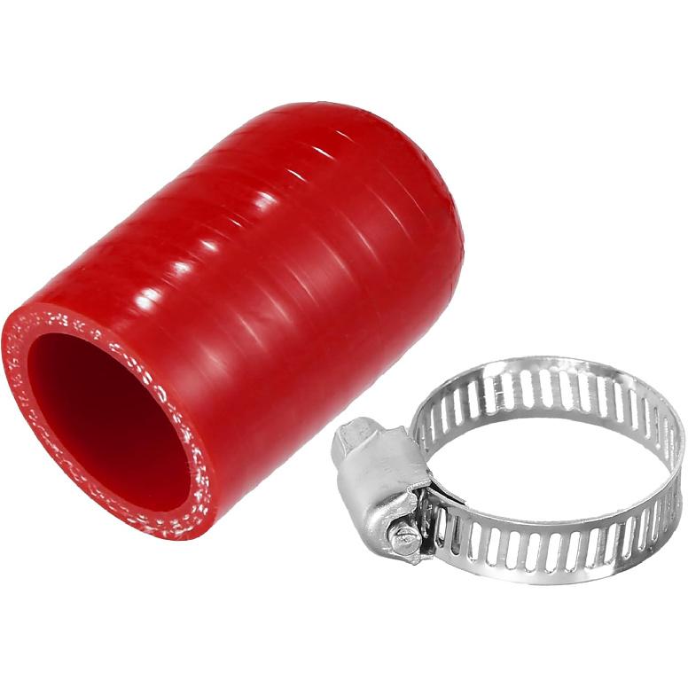 Reinforced Silicone Coolant Cap Kit, 0.71" ID Turbo Bypass Valve Cap Universal for Car Vacuum Throttle Body Water Port Fix Leak High Temperature