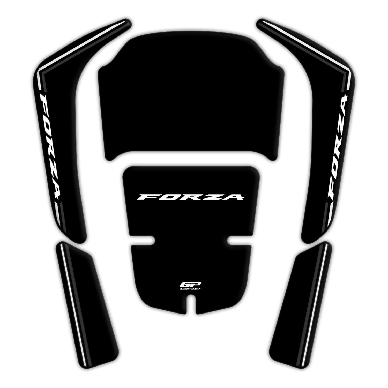 

Совместимая накладка бака GP Composite Honda Forza 250 2018-2024, черная