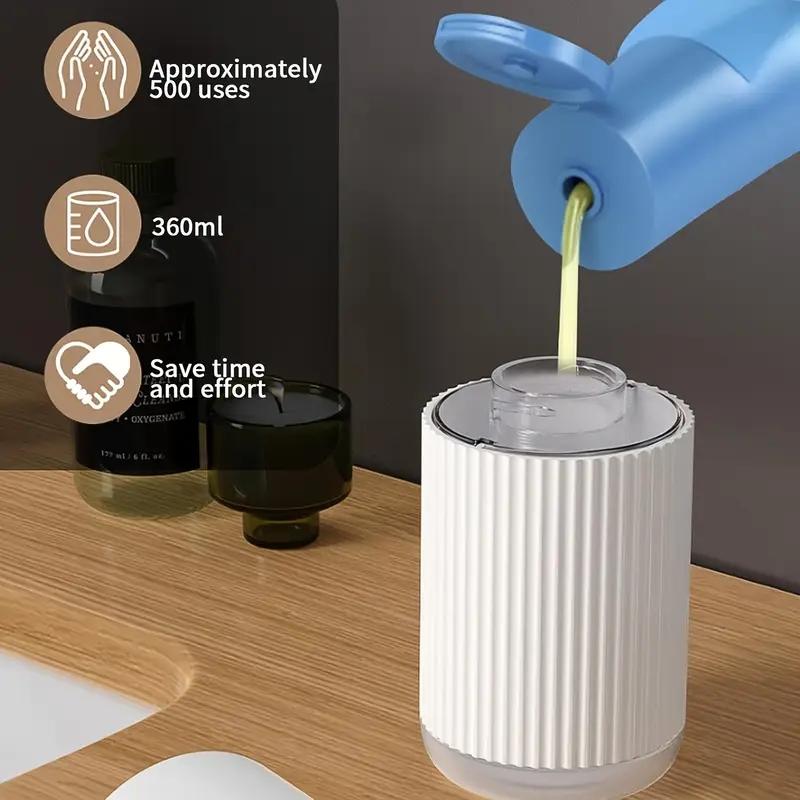 360ML Wall-Mounted Automatic Induction Smart Sense Soap Dispenser IPX5 Waterproof Touchless Hand Sanitizer Pump Washing Machine