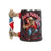 Glass - Iron Maiden - Eddie - Cylindrical - Grey - Dishwasher Safe