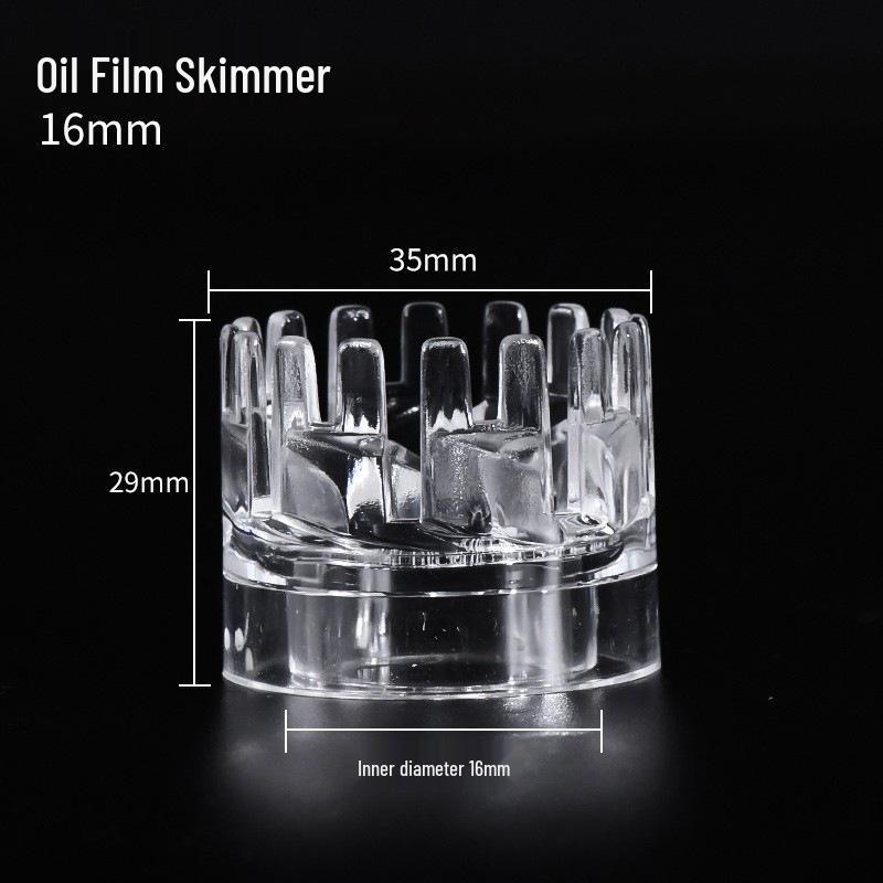 

Acrylic Rotating Fish Tank Oil Film Remover with Cyclone Basket, Float Glass Inlet/Outlet, Water Grille - 16mm/20mm