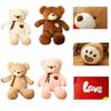 Genuine Teddy Bear Plushie With Silk Ribbon Perfect Gift For Baby Showers And Birthdays