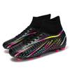 Men's Soccer Shoes TF/FG Non-Slip Turf Soccer Cleats Fashion Shoes Comfortable High Top Sneakers High Quality Football Boots 45