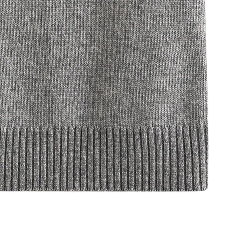 INMAN Women's High-Neck Knit Long Dress