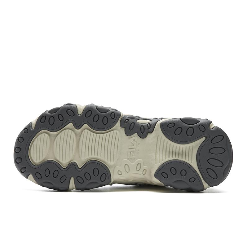 FILA FLUID 6 Cushioning Abrasion Resistant Coverage Lightweight Low top Chunky Sneakers Men's Gray F12M612137FSW