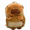 Capybara School Backpack 3D Mascot Lightweight Roomy School Travel Bag