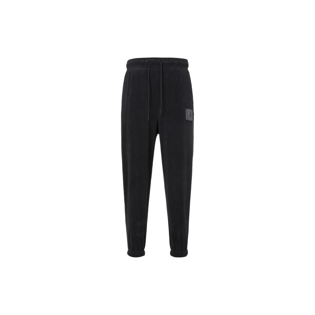 Jordan Essentials Solid Color Jogger Knit Pants Men Bottoms Black FD7532-010