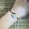 Creative Leaf Open Bracelet, European and American Hand Ornaments, High-end Small Fresh Accessories
