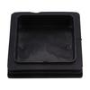 ABUL-100Mm X 100Mm Plastic Ribbed Square End Caps Cover Tube Inserts 6 Pcs