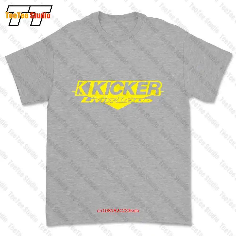Kicker Livin Loud Audio Logo Speakers Amplifiers Car Subwoofers Tshirt Tee 1IM4