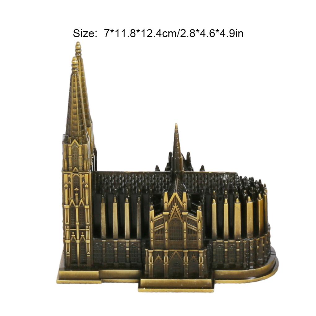 Compact And Easy To Carry Cologne Cathedral Model Ornament For On Go Wide Application Modern Gift