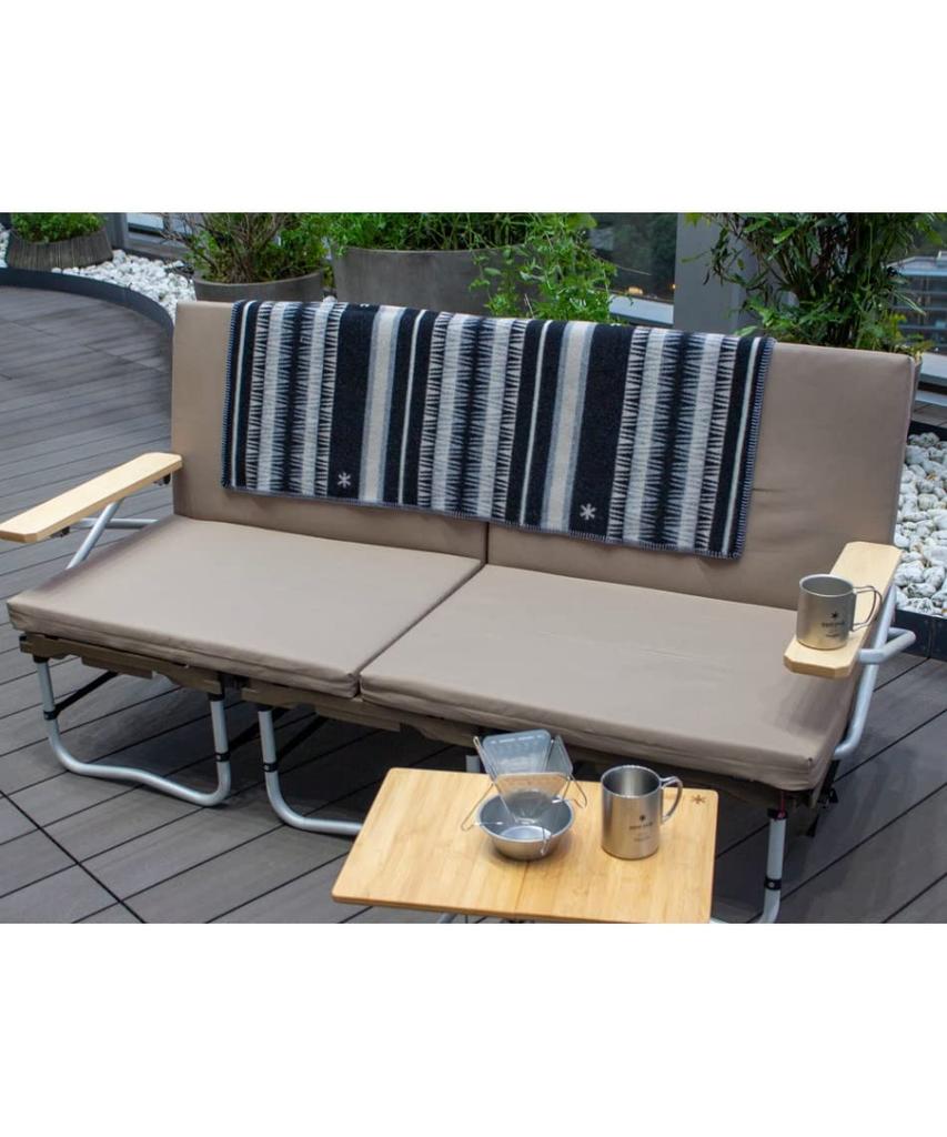 Snow Peak MUCHACHO BLANKET ONE CH GRY L SP×PENDLETON