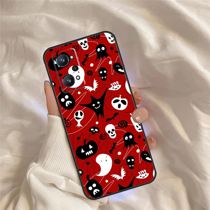 Halloween Aesthetic Case For Realme C71 C55 C67 C51 C75 C63 C61 C65 C53 C35 11 12 13 14 Pro Plus GT6 GT7 15 Pro