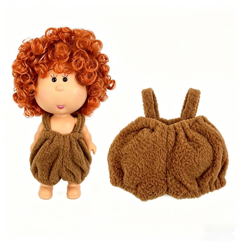 Children's Princess Doll Suspender Dress - Plush Baby Toy Outfit