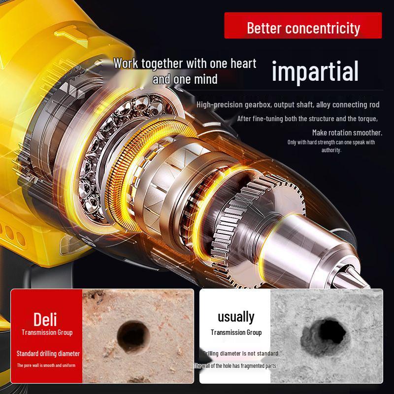 Deli 12V Multi-Functional Cordless Drill & Electric Screwdriver