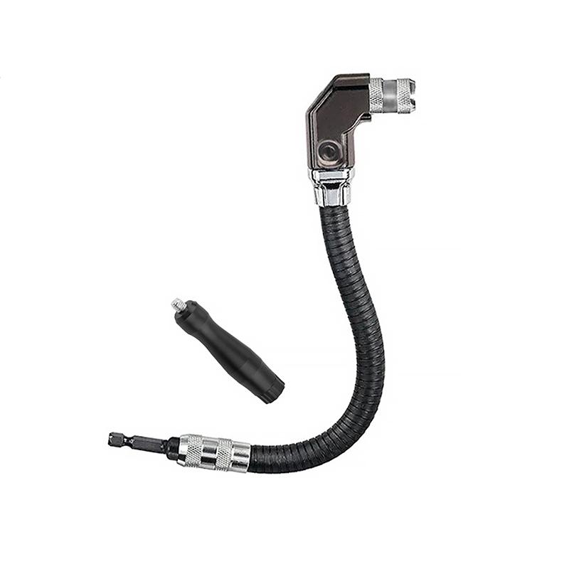 Right Angle Attachment Flex Shaft, Drill Attachment 12-Inch 90 degree right angle electric drill corner tool