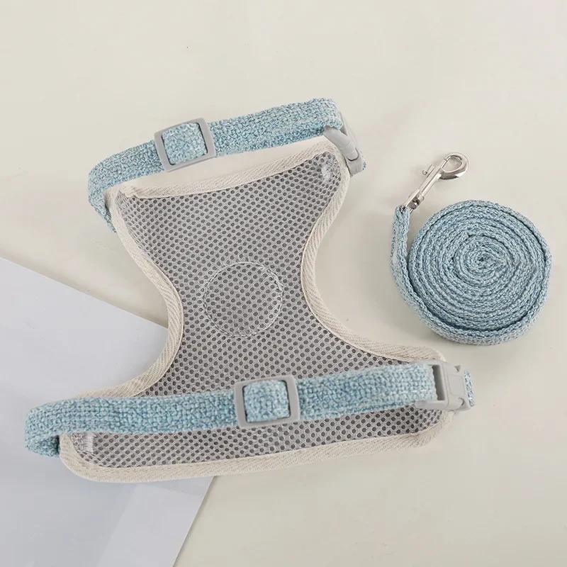 Puppy Harness for Small Dogs Adjustable Harness and Leash Dog Leash Dog Cat Collar Dog Cat Accessories