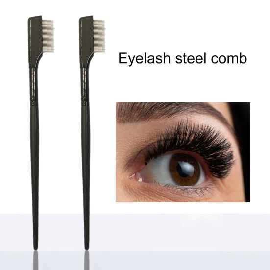 

Тушь для ресниц Щеточка Natural Curly Lash Легкая Прочная Стальная Расческа Дамские Принадлежности цвет старого дерева