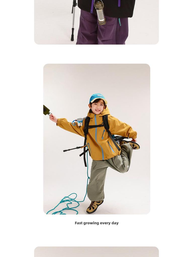 Boys' Autumn 2025 Windbreaker - Waterproof, Windproof Jacket for Kids