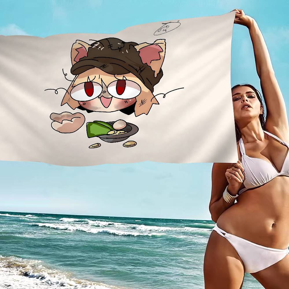 

N-Neco-Arc Big Microfiber Beach Towels Quick Dry Towel Sand Beach Towels Pool Towel For Travel Swim Pool Yoga W30*H60(CM)