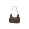Michael Kors Monogramm Logo Beschichtetes Canvas Und Leder Reißverschluss Clutch Damen Handtaschen Braun 35R3G4CC1B-BROWN