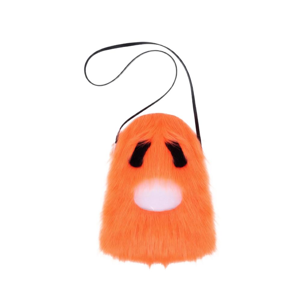 Halloween Plush Crossbody Bag Funny Sling Shoulder Purse for Women