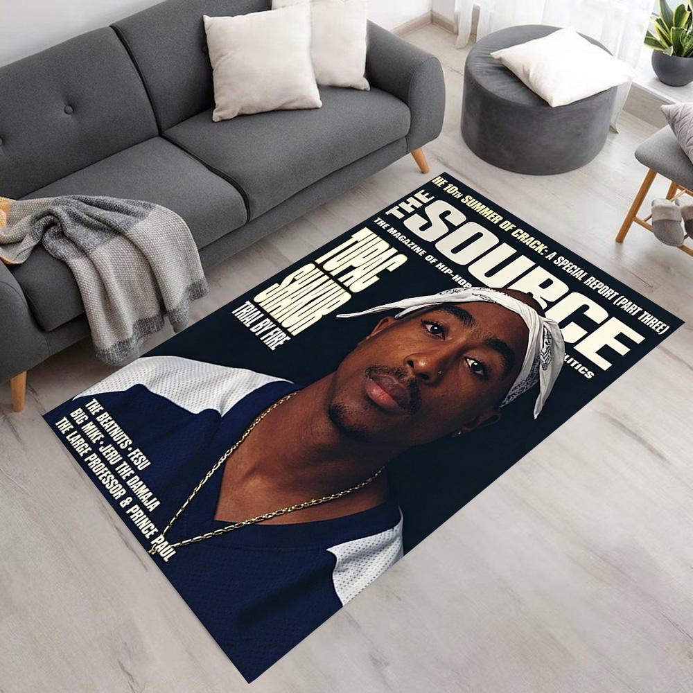 2pac Area Rug Perfect for Entryway Living Rooms Decorate Room Dormitory Anti-slip Rug Decorate Offices Perfect Birthday/Christmas Gift Idea