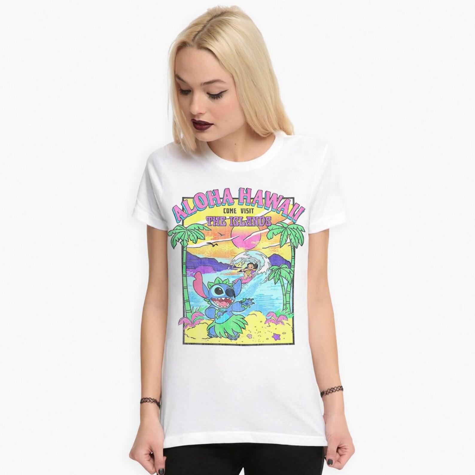 Lilo and Stitch Aloha Hawaii T-Shirt, Men s Women s Sizes (STI-850641) 2XL