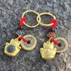 Lucky Charm Cat Spinner Keychain, Good Luck Key Holder