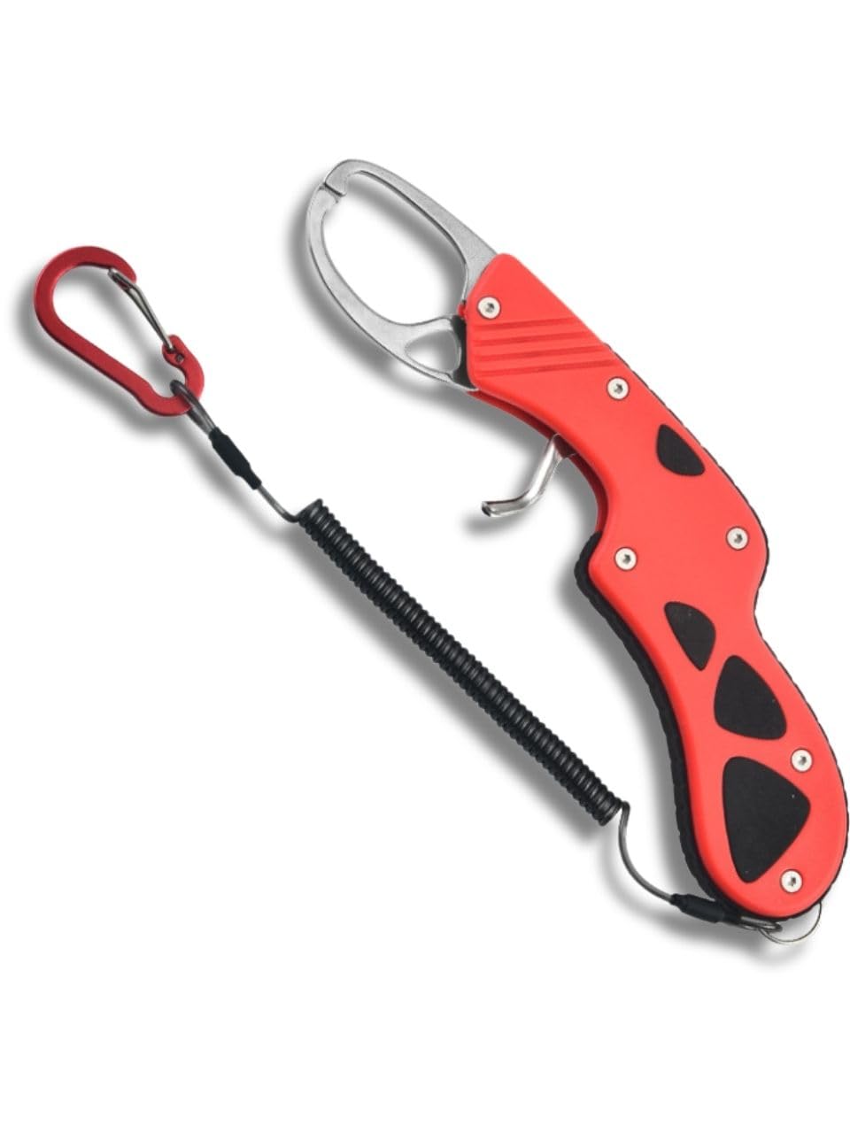 

Нержавеющий стальной захват для рыбы для ловли окуня Легкий, устойчивый к ржавчине (красный)