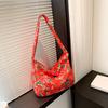 Stylish Nylon Tote Bag With Unique Chinese Artistic Flair For Casual Outings