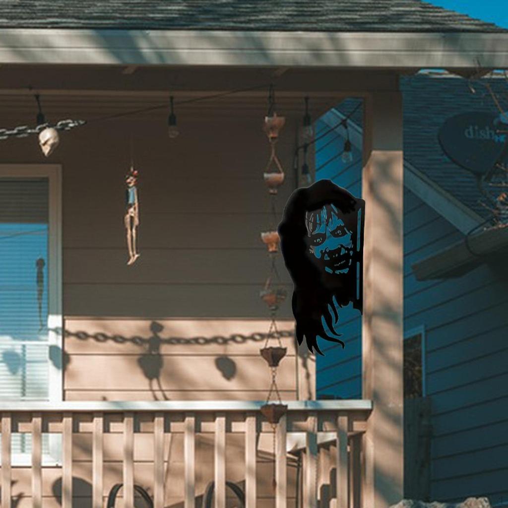 Halloween Silhouette, Artwork, Spooky Scary Ornament, Decorations for Yard, Door, Wall,