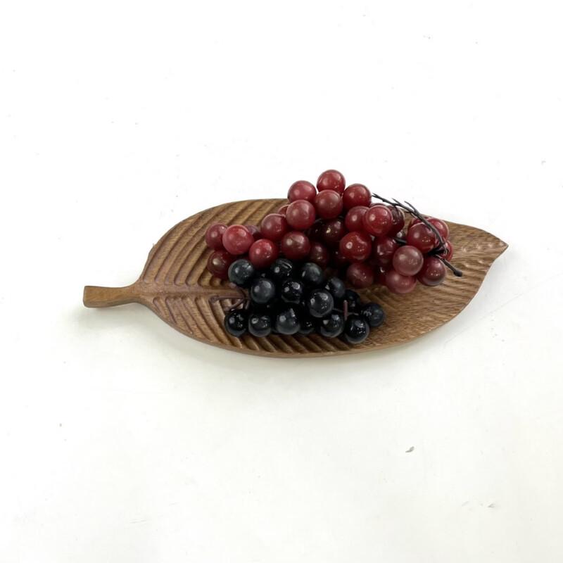 Ru Han Wooden Leaf Snack Plate