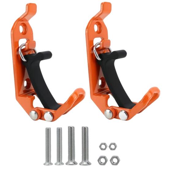 Shovel Bracket Heavy Duty Metal Rubber Mount Kit Secure Grip 62lb