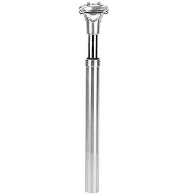 Mountain Road Bicycle Suspension Oil Pressure Seat Tube Seatpost (27.2mm Seat Rod Silver)