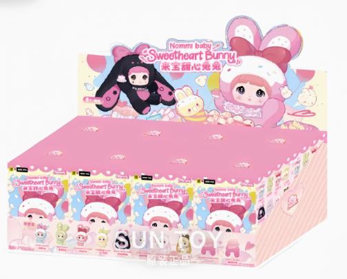 TOPTOY in Stock Original Nommi Nuomi Er Mi Bao Sweetheart Rabbit Series Cute Blind Box Desktop Decoration Holiday Toys Gifts