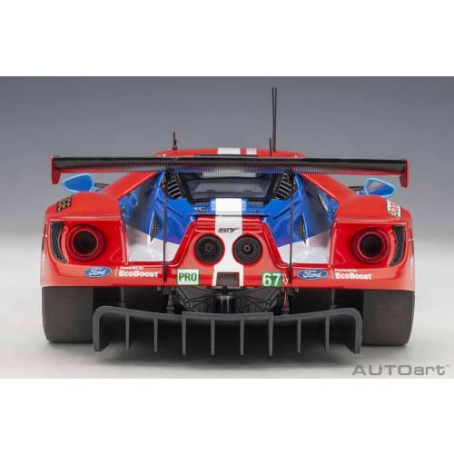 AUTOart 1/18 Scale Scale Model Kit 81710: Ford GT 2017 #67, 2nd Place In the LMGTE Pro Class At the 24 Hours of Le Mans In 2017