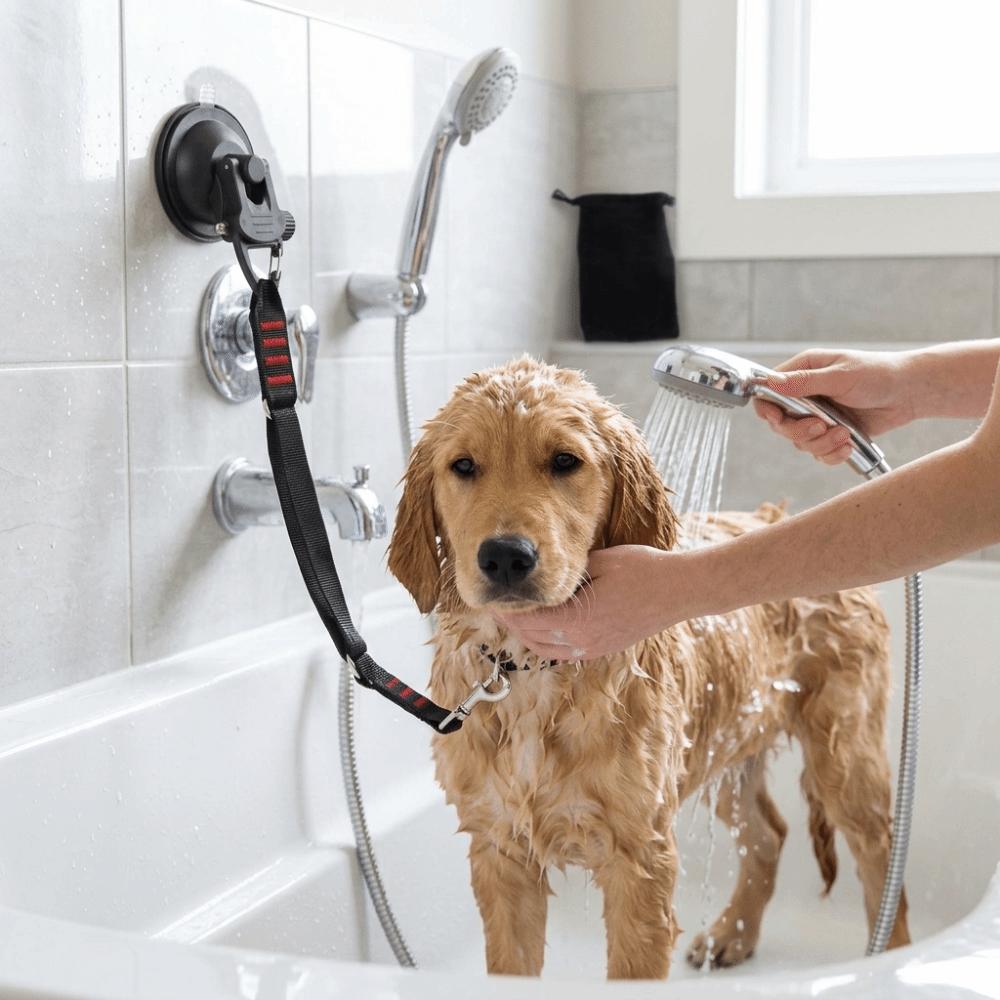 Adjustable Length Pet Grooming Loop Wearproof Webbing Table Hanging Strap Pet Bath Fixing