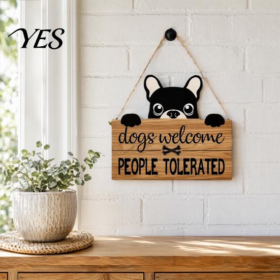 Clear Print Welcome Sign Cat Shaped Sign, Durable Wooden, Waterproof Moisture-Proof Hanging for Front Door Rustic Farmhouse Porch Decoration