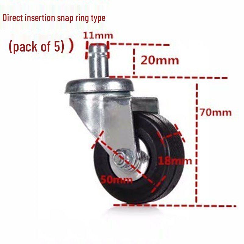 Universal Rolling Salon & Barber Master Chair with Large Work Stool